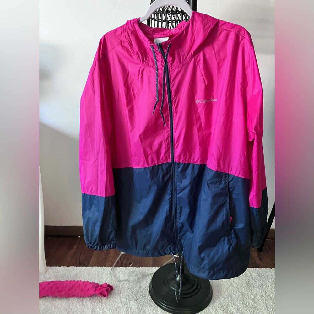 Columbia Flash Forward hooded full zip windbreaker 2X